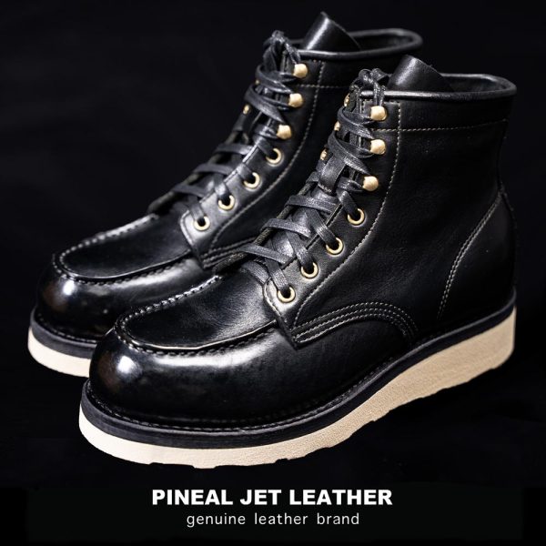 PJL-001 厚底牛皮工装靴经典875 - 图片 4