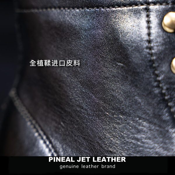PJL-001 厚底牛皮工装靴经典875 - 图片 11