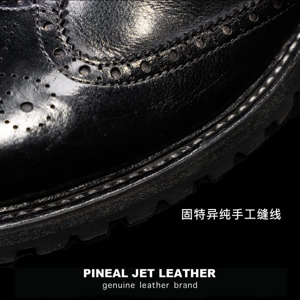 PJL-010  英伦复古牛皮切尔西靴 - 图片 7