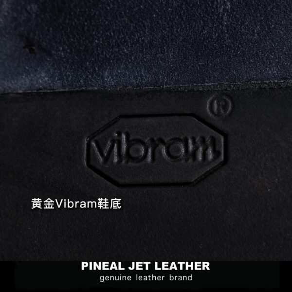 PJL-082 马皮绒固特异方头僧侣甲壳虫皮鞋 - 图片 10