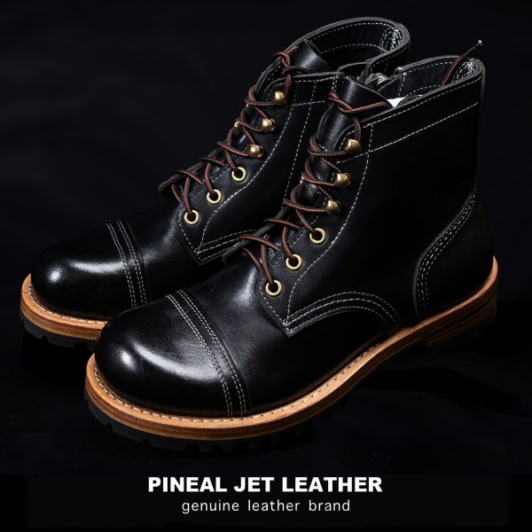 PJL-002 阿美咔叽复古固特异纯手工中邦牛皮 - 图片 5