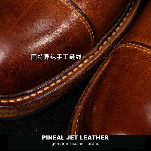 PJL-080 固特异军事低帮马皮休闲鞋 - 图片 6
