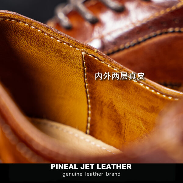 PJL-061 复古马皮低帮德比 - 图片 12