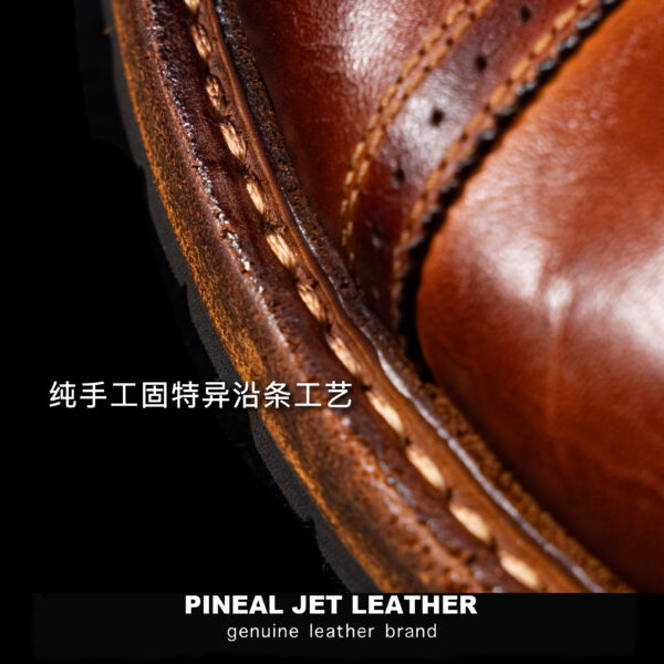 PJL-061 复古马皮低帮德比 - 图片 14
