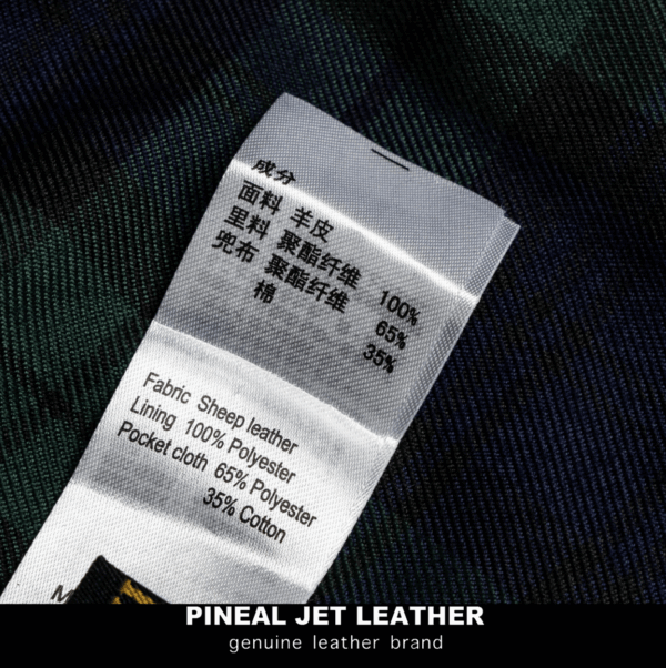 复古做旧哈雷短款机车J22羊皮 - 图片 22