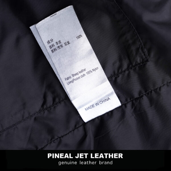 绵羊皮可拆卸复古风格骑行机车服姚护具 - 图片 7