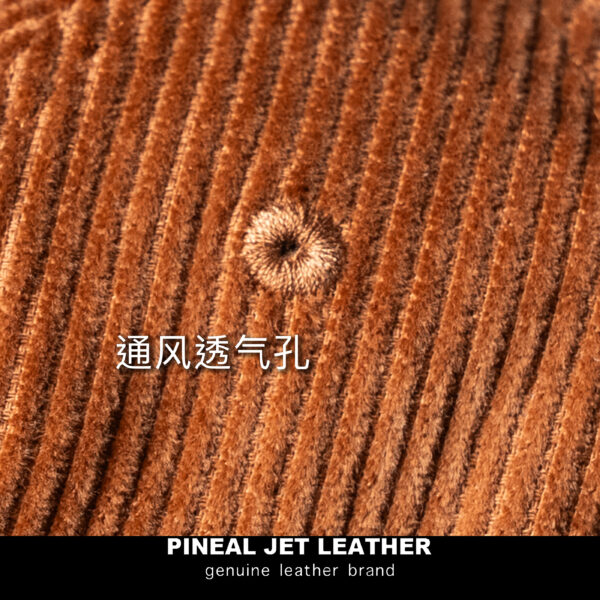 日系复古男女同款休闲百搭灯芯绒棒球帽 - 图片 8