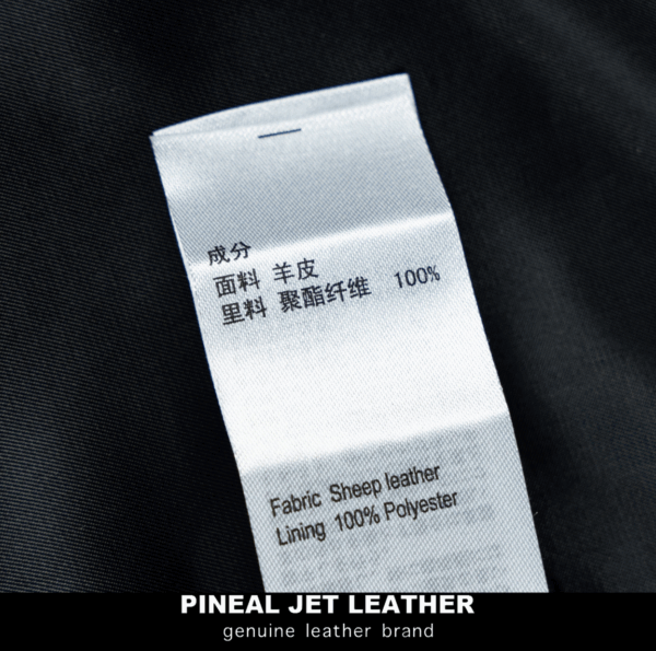 休闲翻领复古擦色皮衣衬衫 - 图片 10